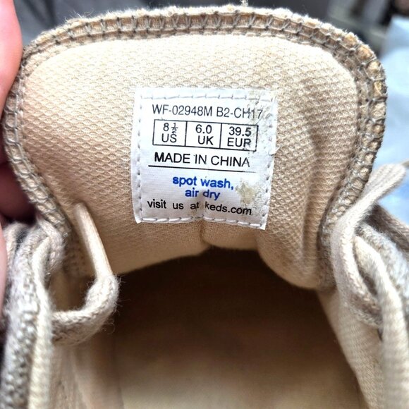 Keds Beige Canvas Mule Sneakers Size 8.5 US Womens Casual Shoes - Picture 5 of 8